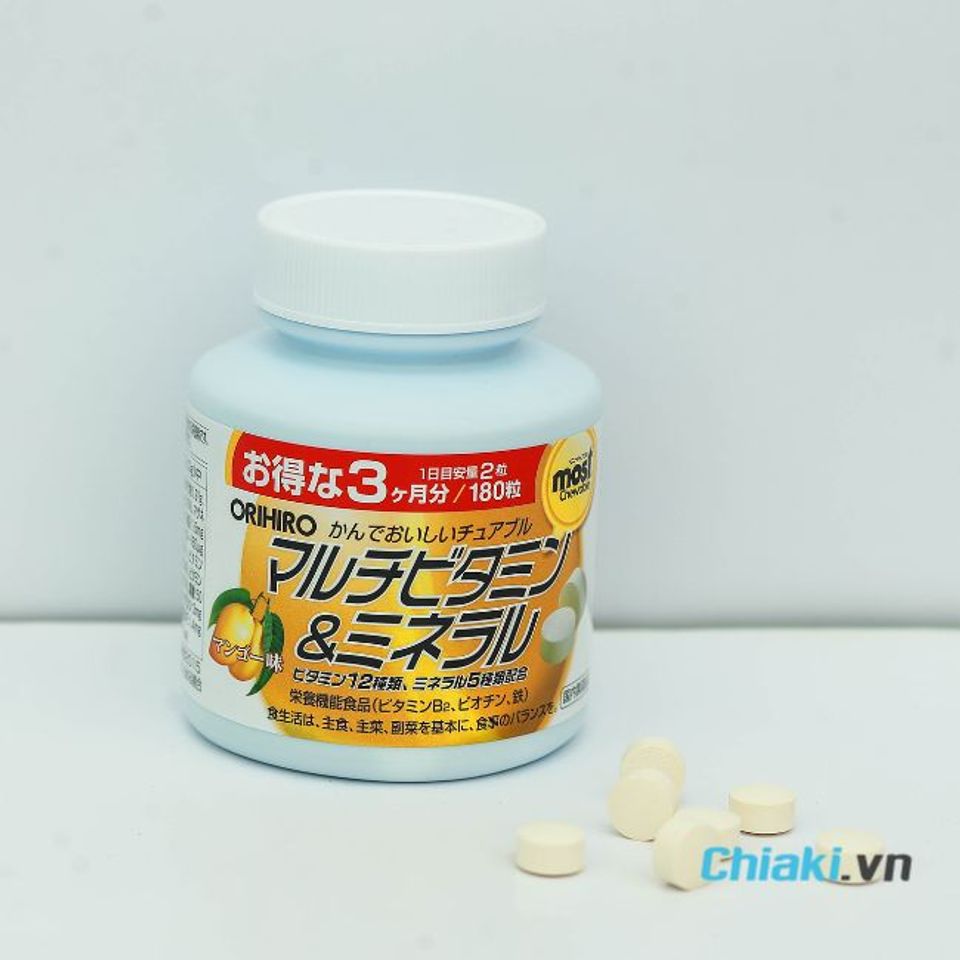 Vitamin tổng hợp tốt cho người đau dạ d&agrave;y Orihiro