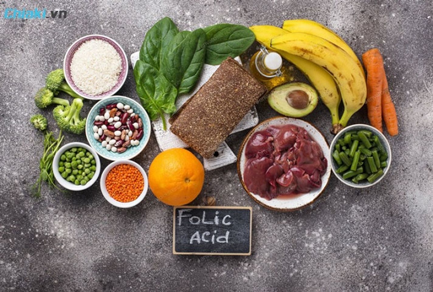 Axit folic c&oacute; khả năng hỗ trợ tối đa ngăn ngừa dị tật ống thần kinh