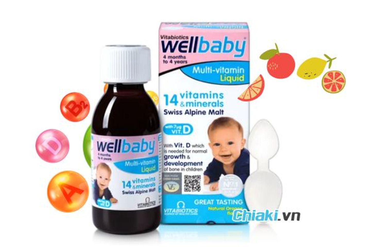 Wellbaby Liquid hỗ trợ sức khỏe v&agrave; sự ph&aacute;t triển to&agrave;n diện cho trẻ nhỏ