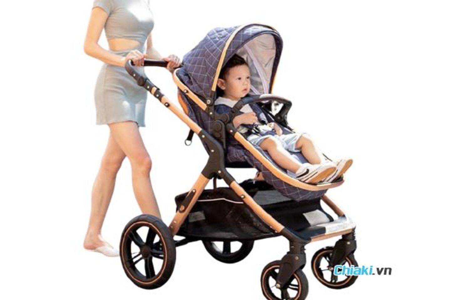 Xe đẩy gấp gọn đa năng cho b&eacute; Belecoo PM-02128