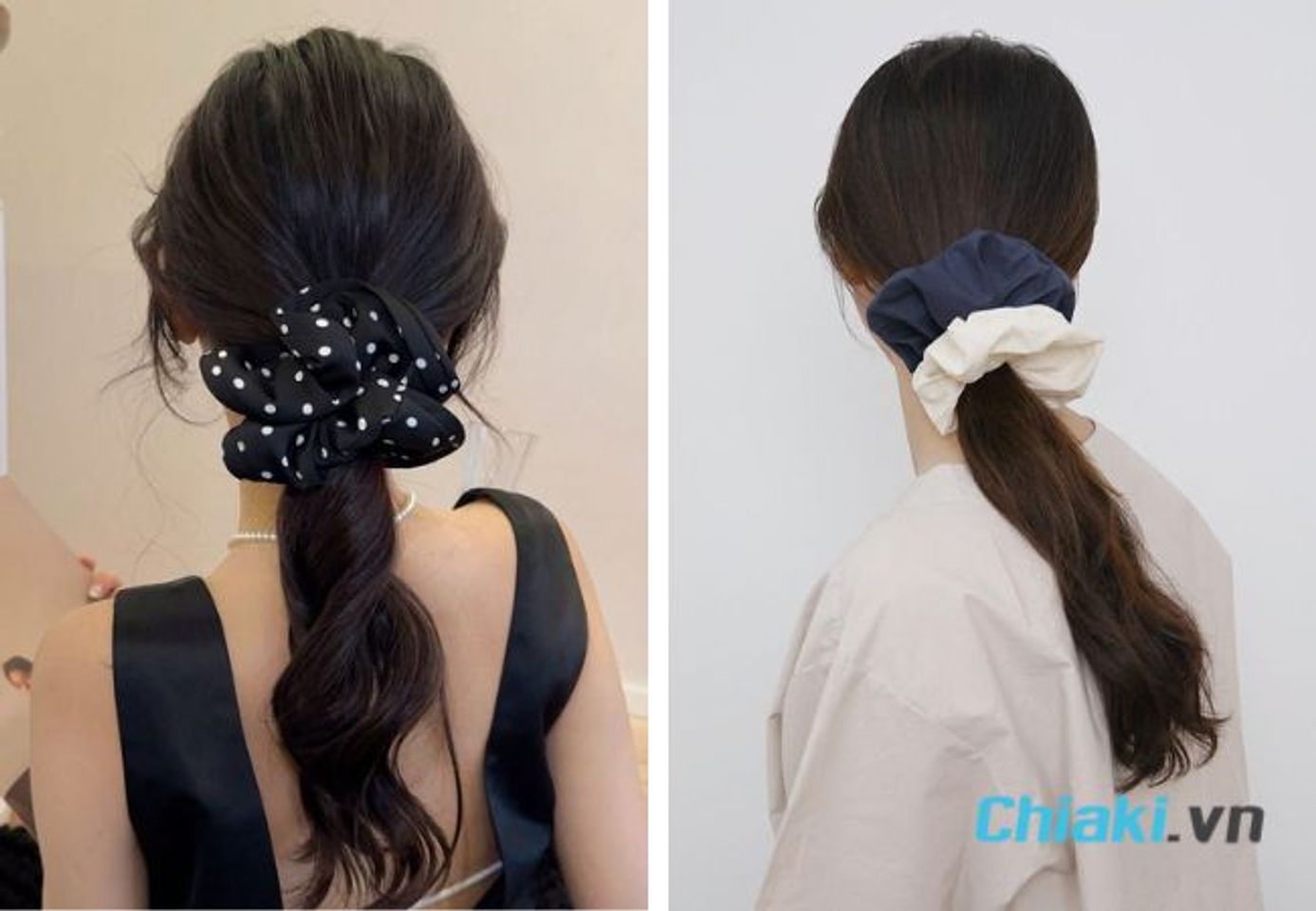 Buộc t&oacute;c đẹp với scrunchies&nbsp;