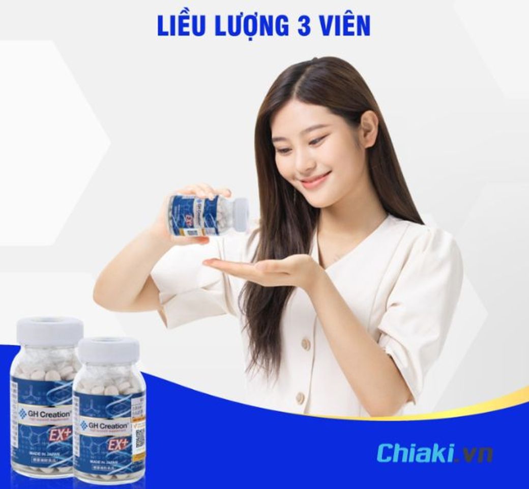 C&aacute;ch uống thuốc tăng chiều cao của Nhật GH Creation EX+