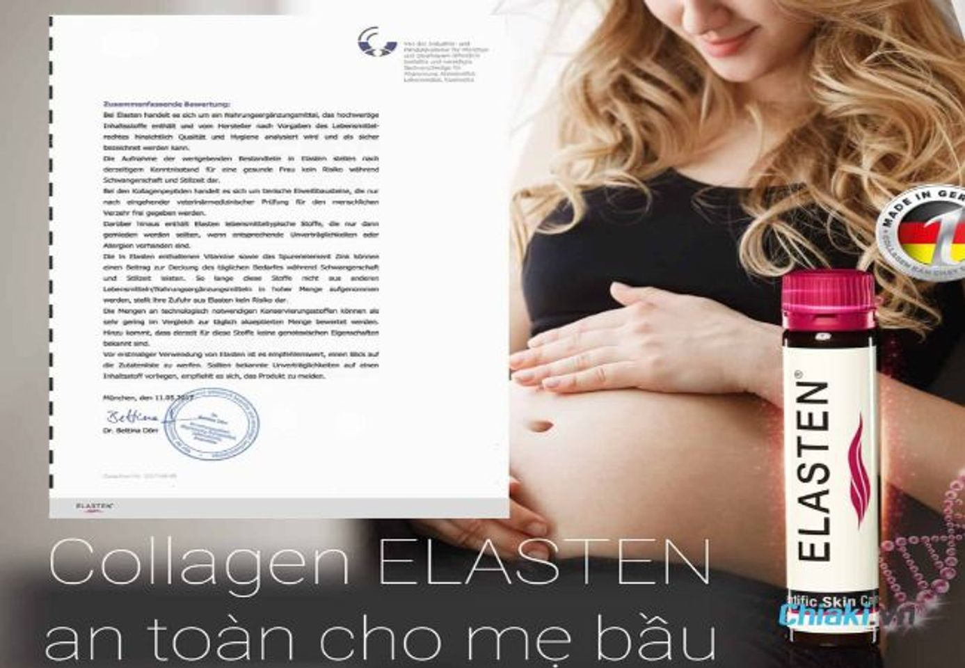 Collagen Elasten kh&ocirc;ng chứa c&aacute;c hoạt chất chống chỉ định trong thai kỳ