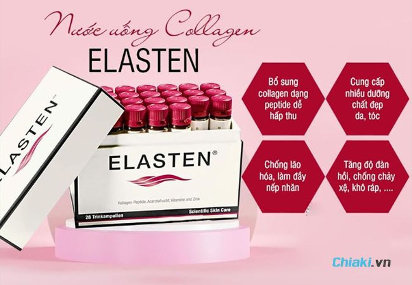 Collagen Elasten l&agrave; thực phẩm bổ sung collagen dưới dạng uống trực tiếp