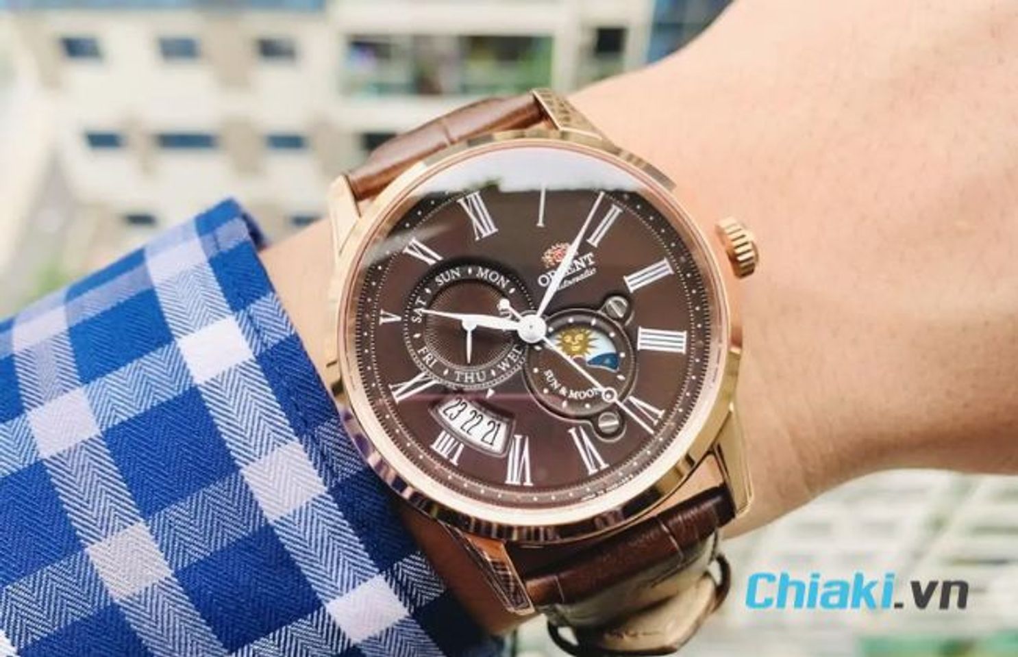 Đồng hồ Orient Sun and Moon Gen 3 SAK00003T0