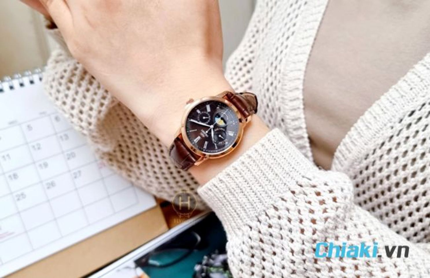 Đồng hồ Orient Sun and Moon RA-KA0002Y00B