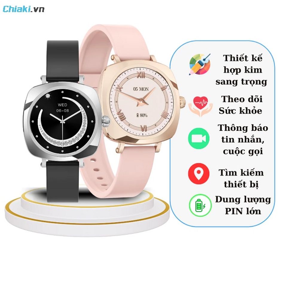Đồng hồ th&ocirc;ng minh VL40 Pro hỗ trợ đo nhịp tim, theo d&otilde;i giấc ngủ
