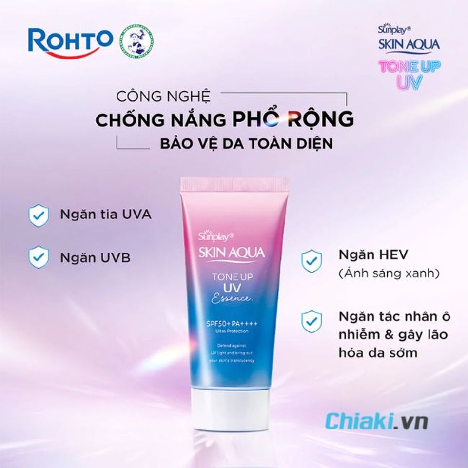 Kem chống nắng Skin Aqua Tone Up UV Essence