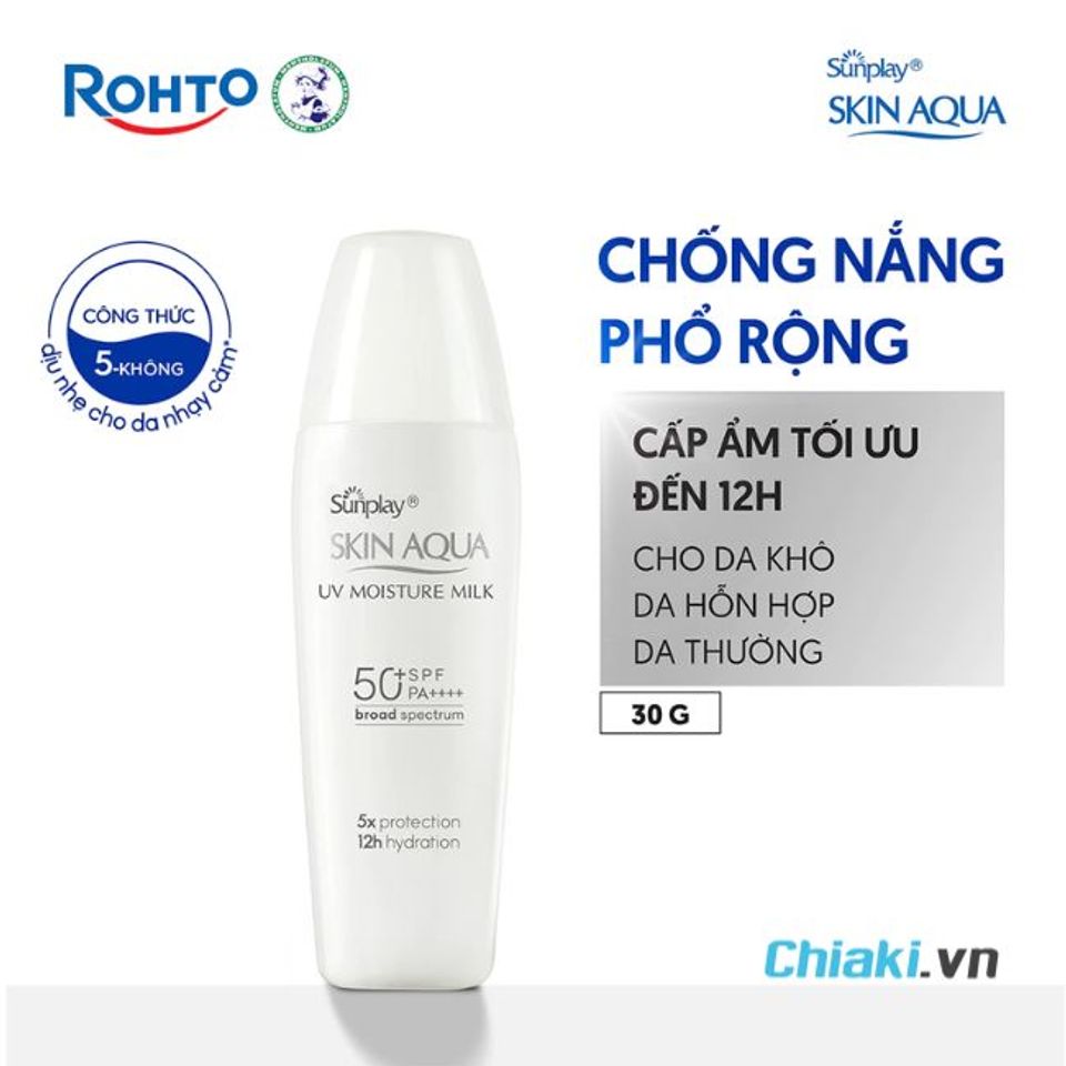 5. Kem chống nắng Skin Aqua UV Moisture Milk