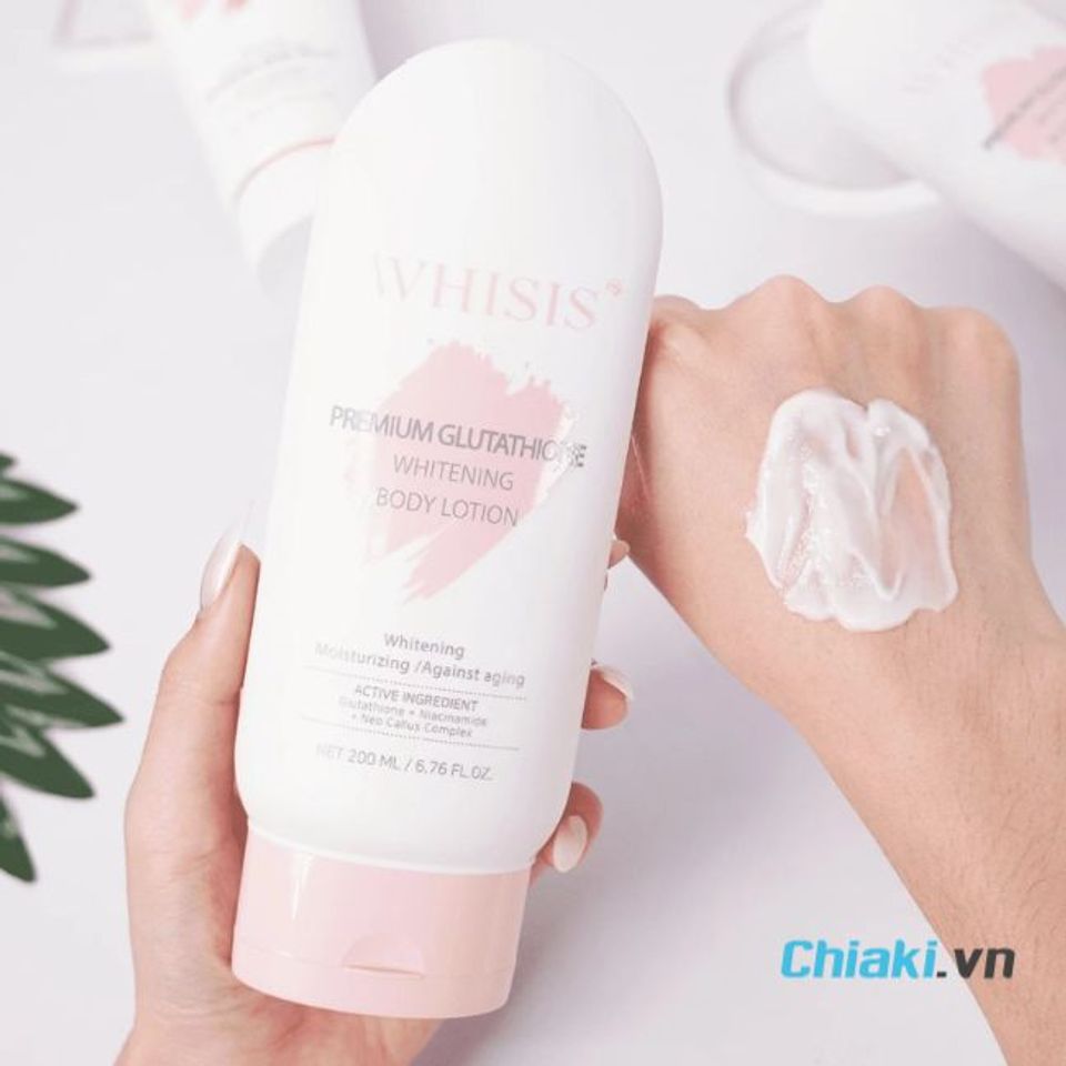 Kem dưỡng trắng da body ban đ&ecirc;m Whisis