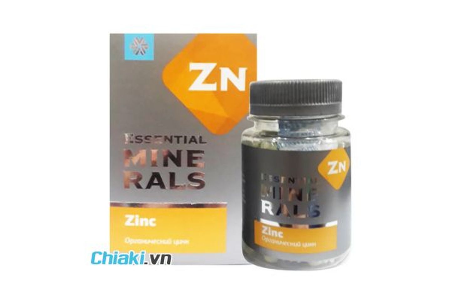Vi&ecirc;n bổ sung kẽm Essential Minerals Zinc Siberian Health