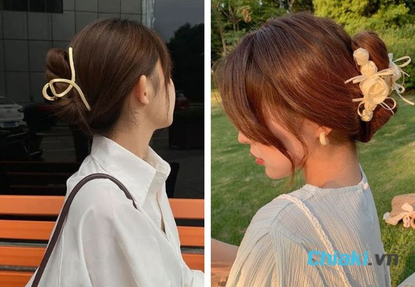 Mẫu t&oacute;c đẹp kẹp c&agrave;ng cua