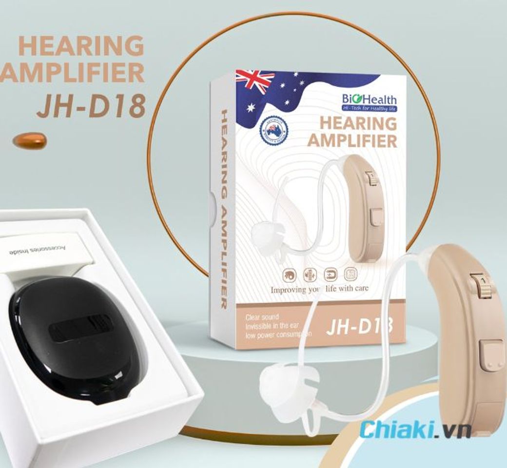 M&aacute;y trợ th&iacute;nh cho người l&atilde;ng tai Biohealth JH D18