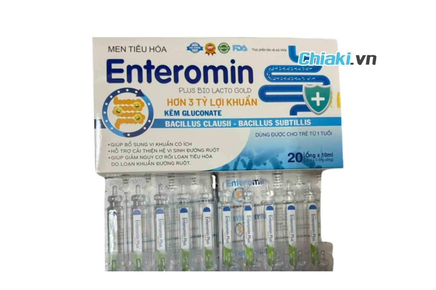 Men ti&ecirc;u h&oacute;a Enteromin Plus Biolacto Gold