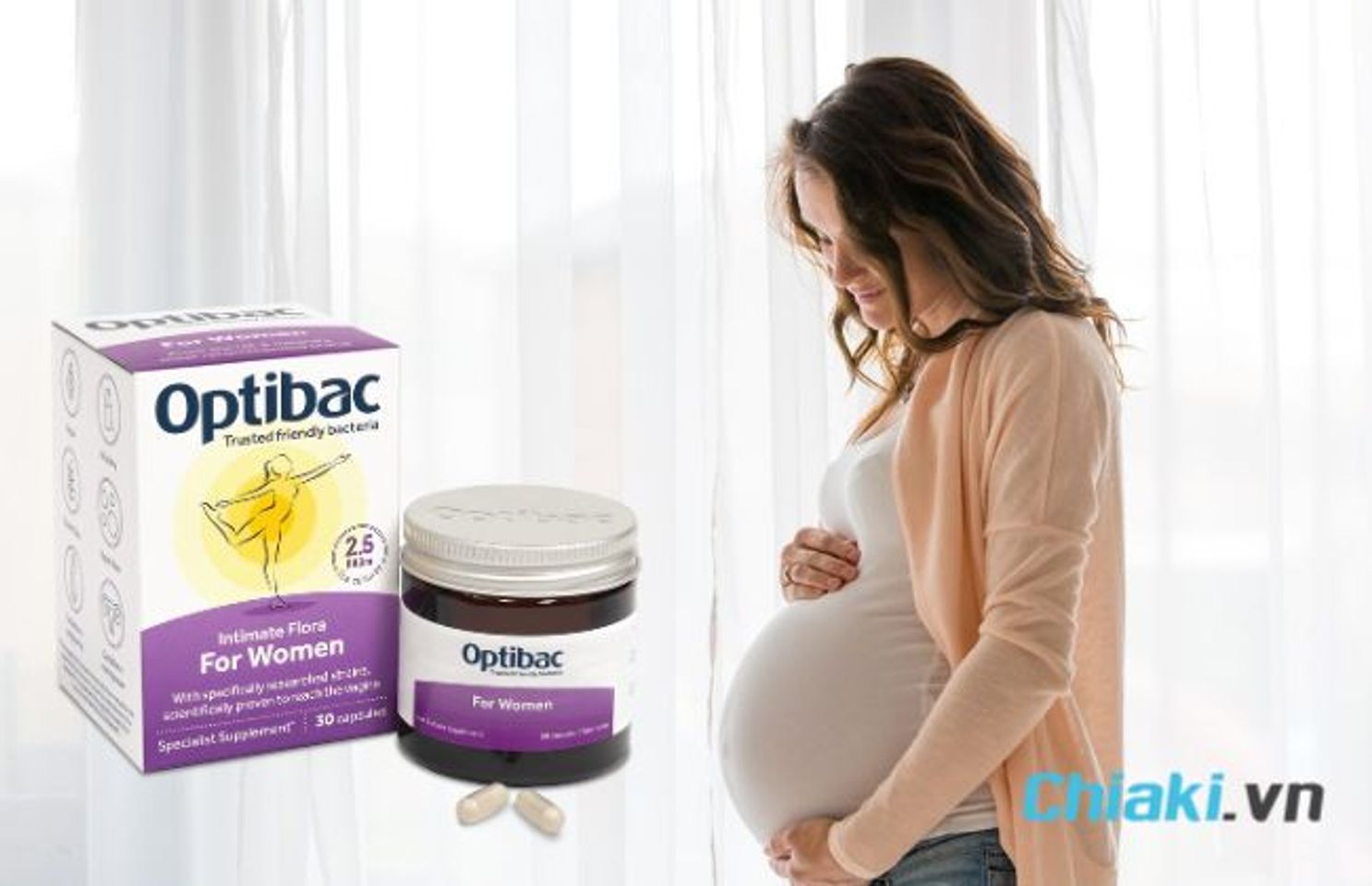 Optibac t&iacute;m c&oacute; d&ugrave;ng được cho b&agrave; bầu kh&ocirc;ng