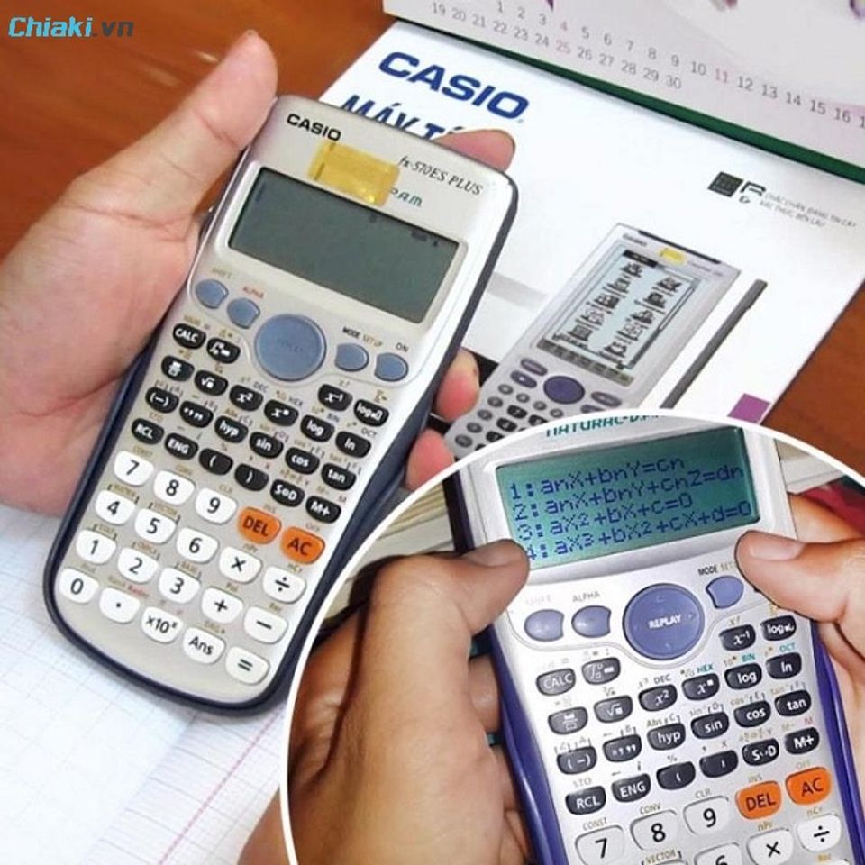 M&aacute;y t&iacute;nh Casio hỗ trợ học sinh thực hiện c&aacute;c ph&eacute;p t&iacute;nh phức tạp