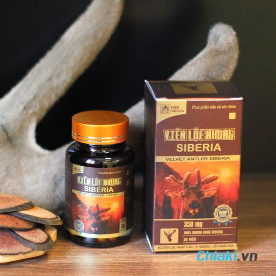 Vi&ecirc;n Lộc Nhung Siberia bổ kh&iacute; huyết cho phụ nữ