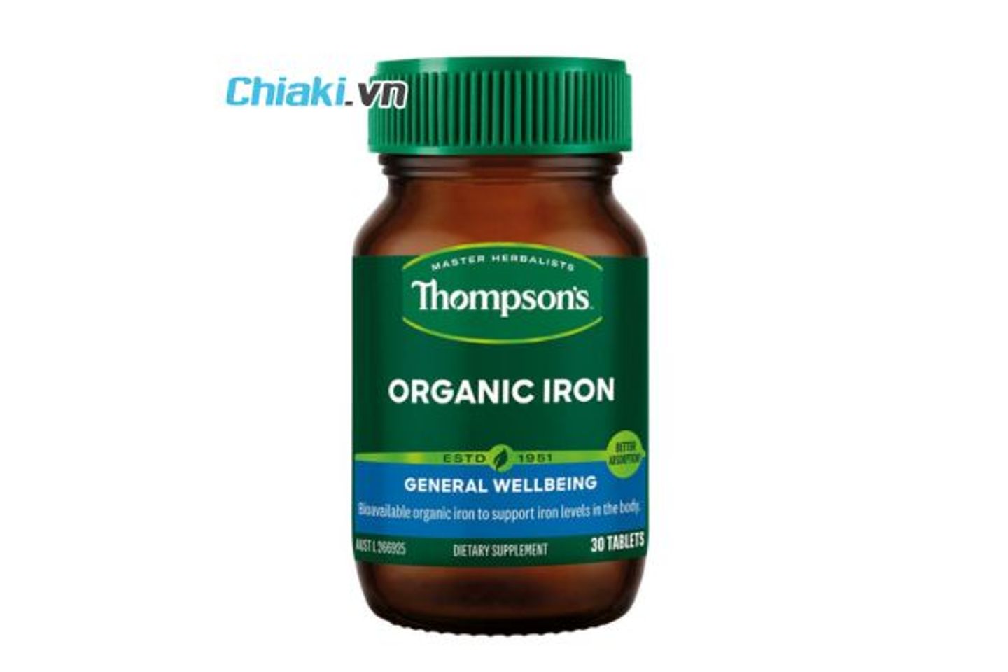 Vi&ecirc;n sắt hữu cơ Thompson's Organic Iron