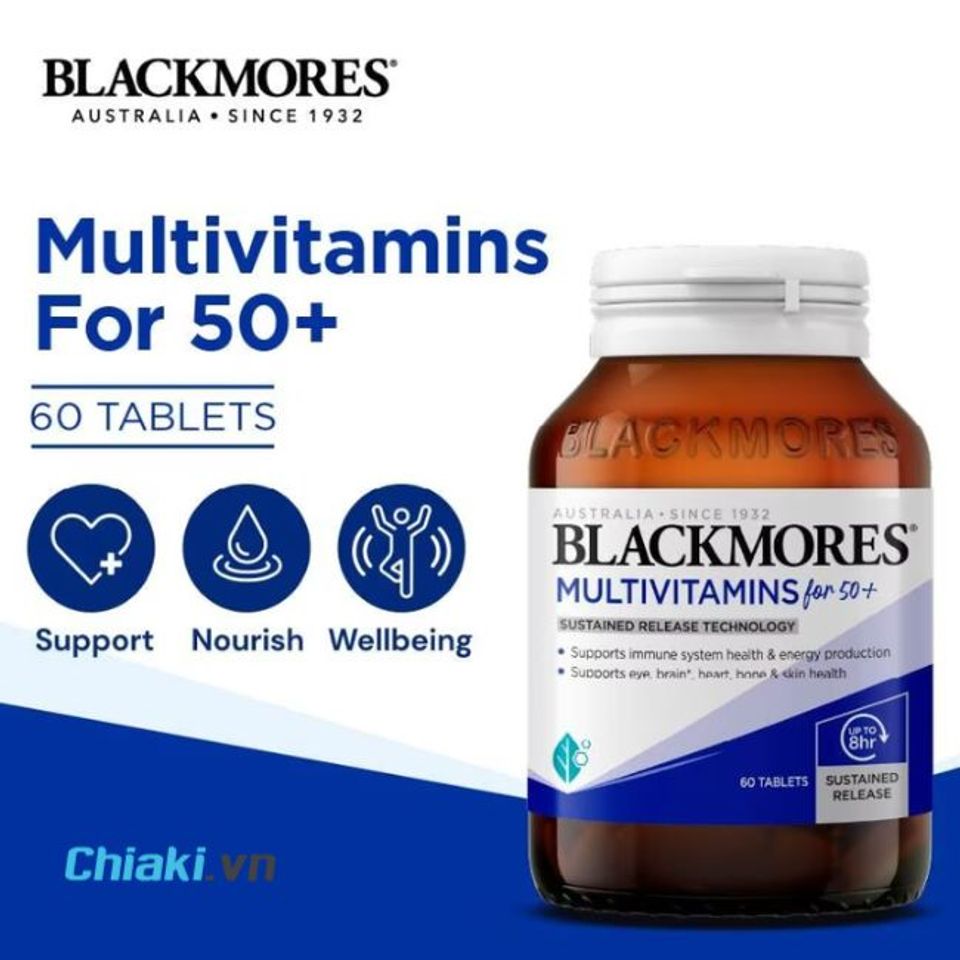 Vitamin tổng hợp cho người tr&ecirc;n 50 tuổi Blackmores