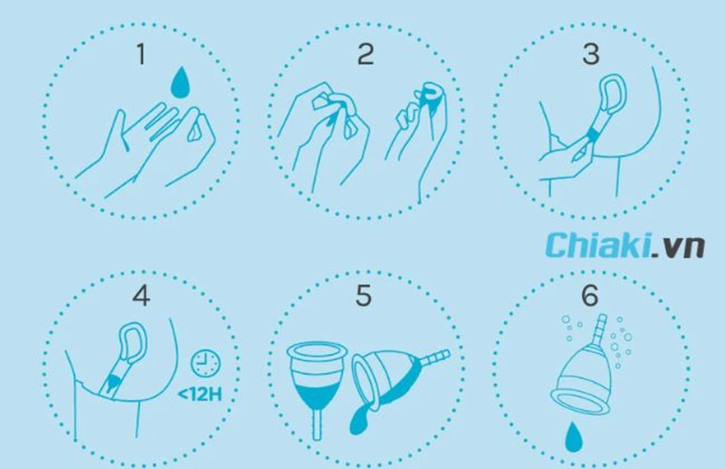 C&aacute;ch d&ugrave;ng cốc nguyệt san khi đi ngủ