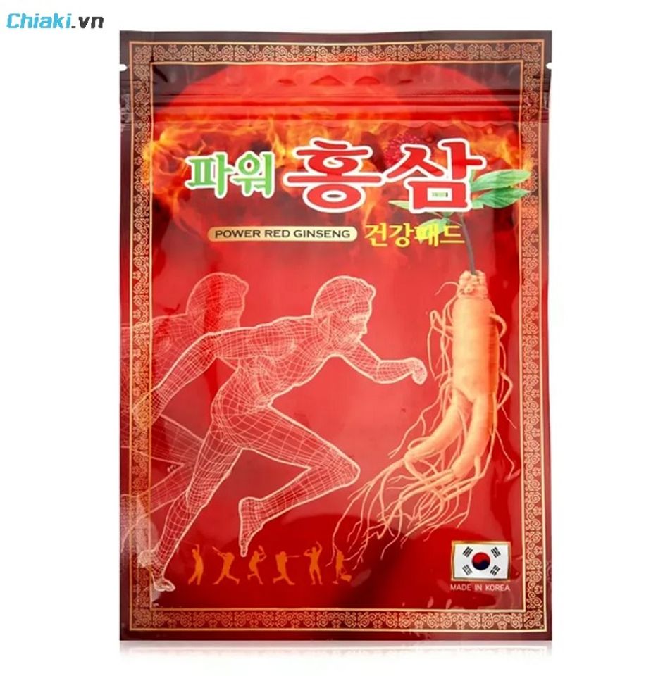 Cao d&aacute;n Power Red Ginseng giảm nhanh c&aacute;c cơn đau nhức ở vai, g&aacute;y, lưng, khớp, v&agrave; cơ bắp