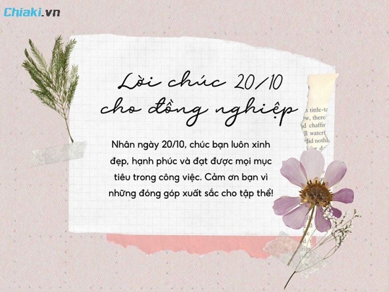 Một số c&acirc;u ch&uacute;c tặng qu&agrave; 20/10 cho đồng nghiệp nữ