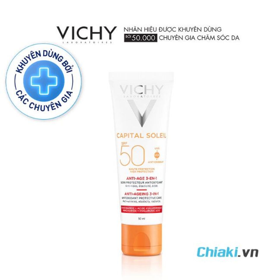 Kem chống nắng Vichy cho da kh&ocirc; Anti-Ageing