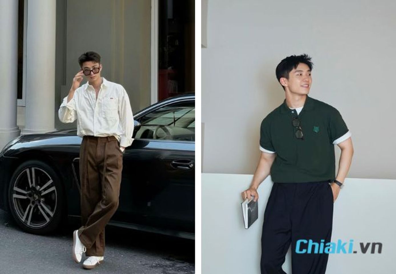 Kiểu t&oacute;c 7/3 cho mặt tr&ograve;n