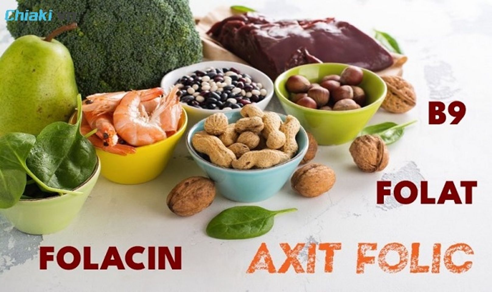 Axit Folic (Folates) - l&agrave; dưỡng chất "v&agrave;ng" kh&ocirc;ng thể thiếu trong 3 th&aacute;ng đầu thai kỳ