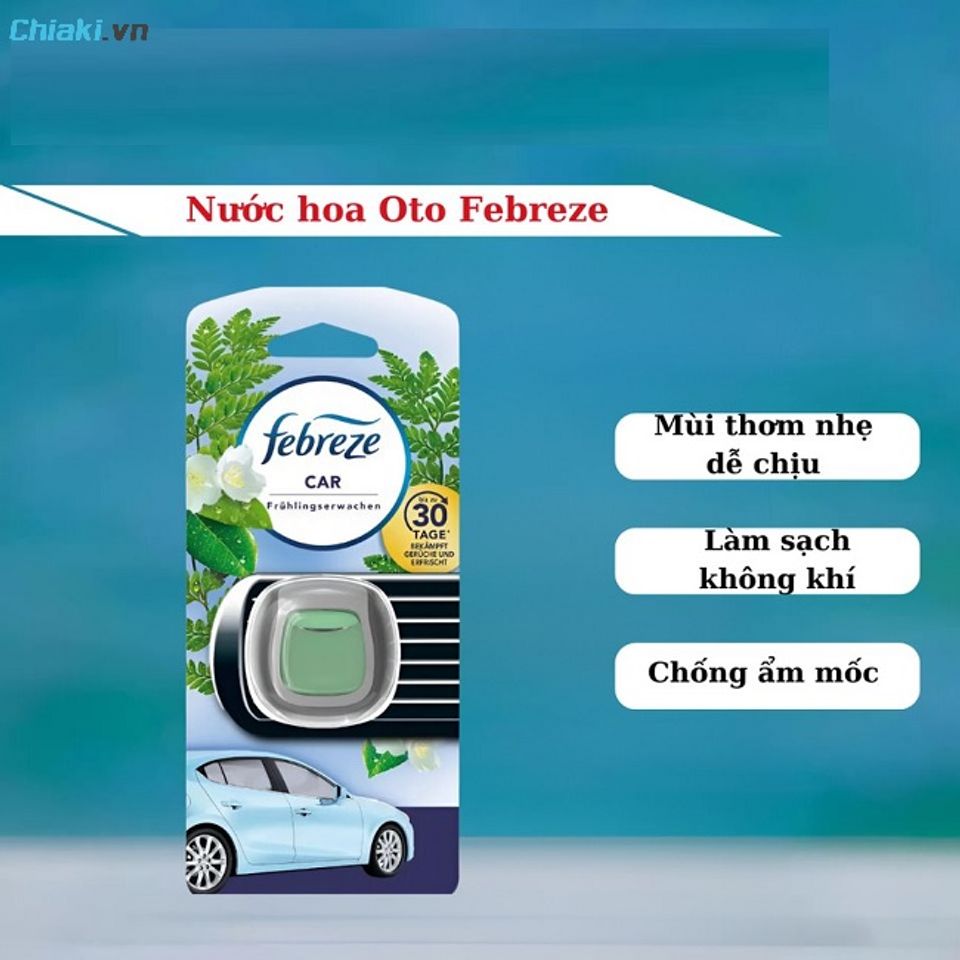 Nước hoa &ocirc; t&ocirc; Febreze Car sử dụng c&ocirc;ng nghệ &nbsp;OdorClear&trade; độc đ&aacute;o hỗ trợ loại bỏ m&ugrave;i kh&oacute; chịu