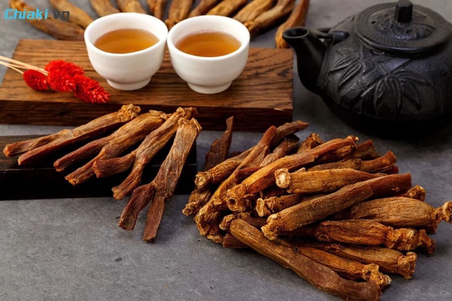 Nước hồng s&acirc;m 6 năm tuổi đạt h&agrave;m lượng saponin v&agrave; dưỡng chất tối ưu