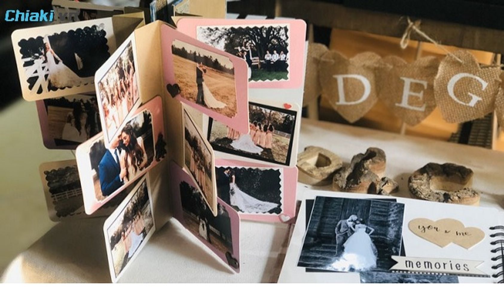 Album ảnh l&agrave; m&oacute;n qu&agrave; gi&uacute;p ghi lại những khoảnh khắc đ&aacute;ng nhớ của hai người