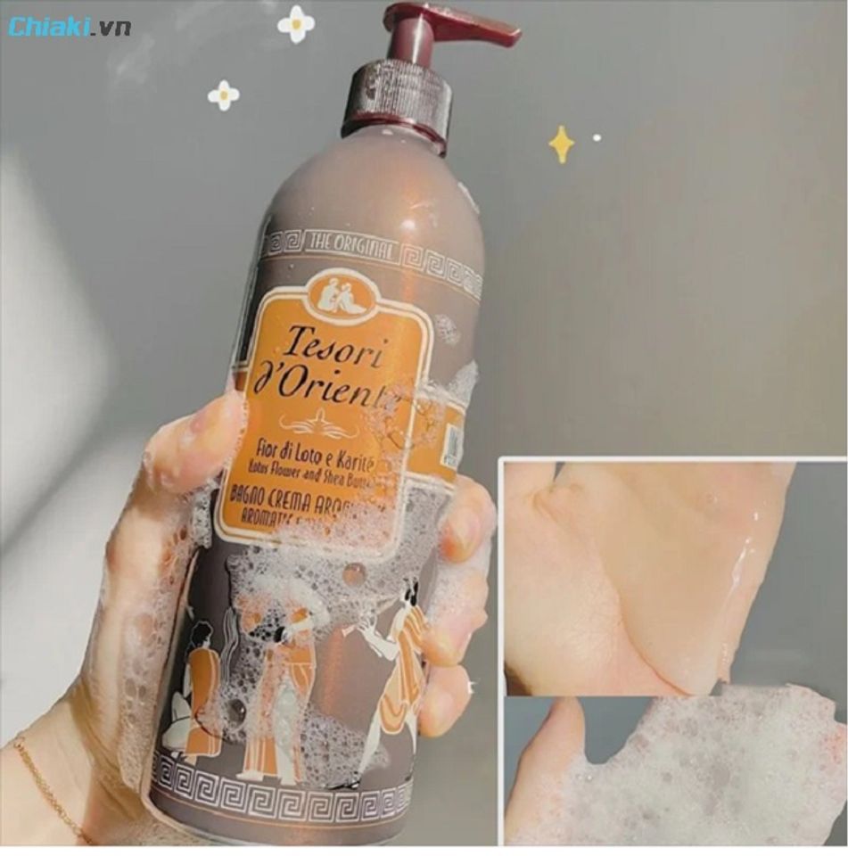 Sữa tắm nước hoa thơm l&acirc;u mang lại cảm gi&aacute;c sảng kho&aacute;i sau khi d&ugrave;ng