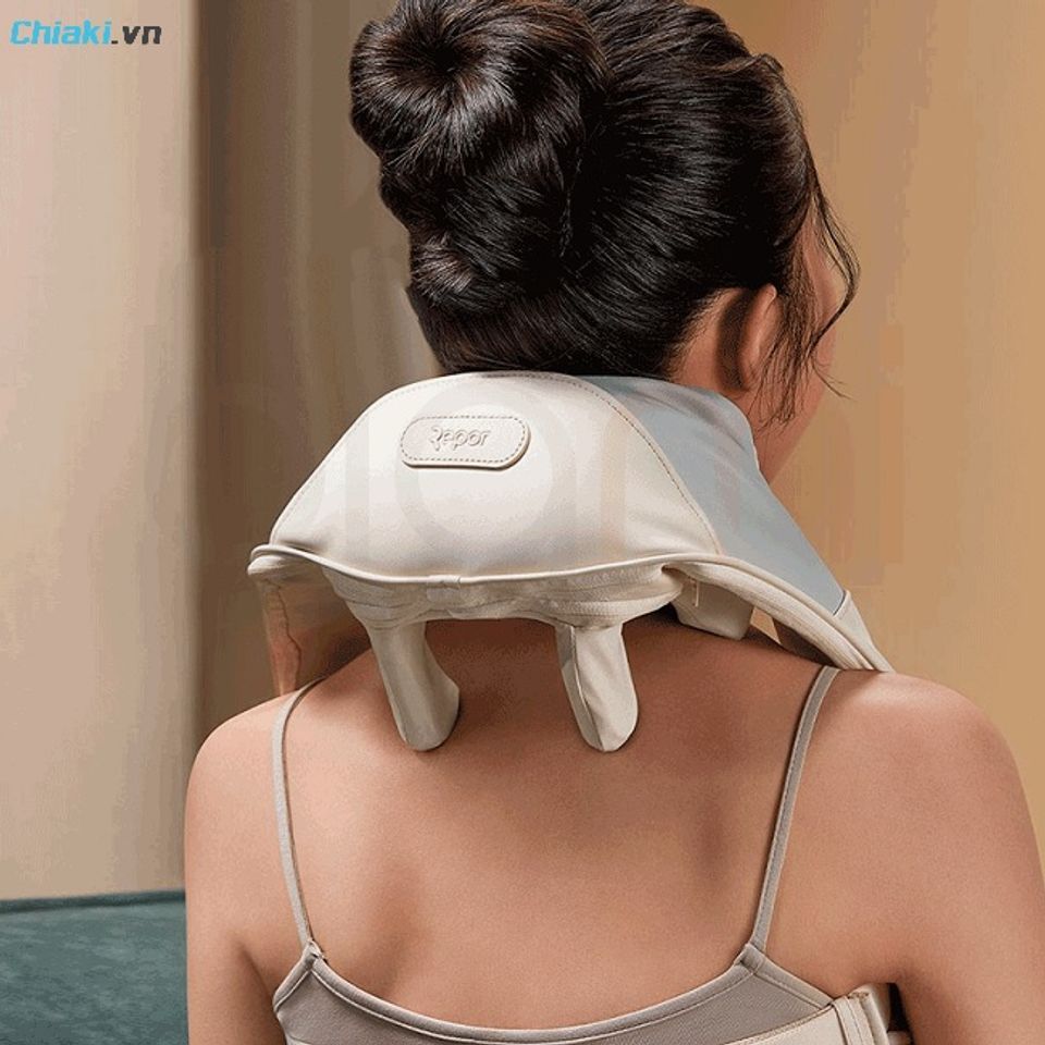 M&aacute;y massage cổ, vai g&aacute;y gi&uacute;p n&agrave;ng thư gi&atilde;n, giảm bớt kh&oacute; chịu