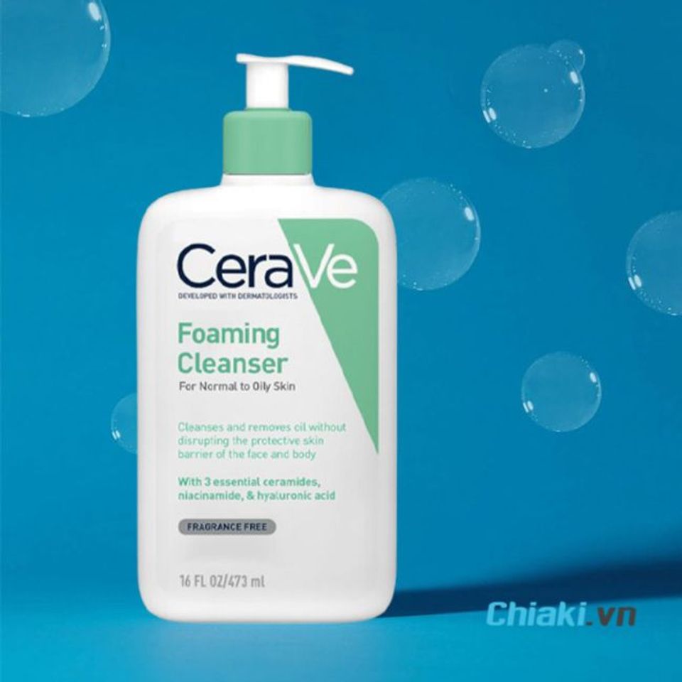Sữa rửa mặt cho trẻ 12 tuổi Cerave Foaming Cleanser