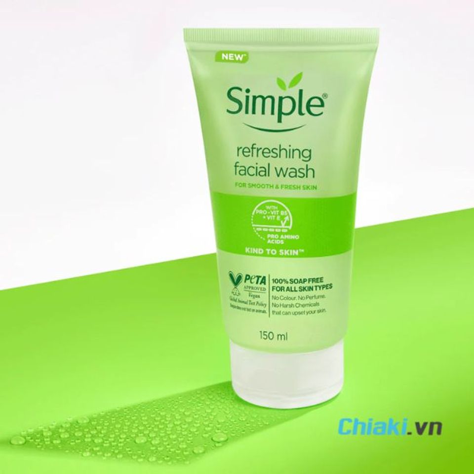 Sữa rửa mặt cho trẻ 12 tuổi Simple