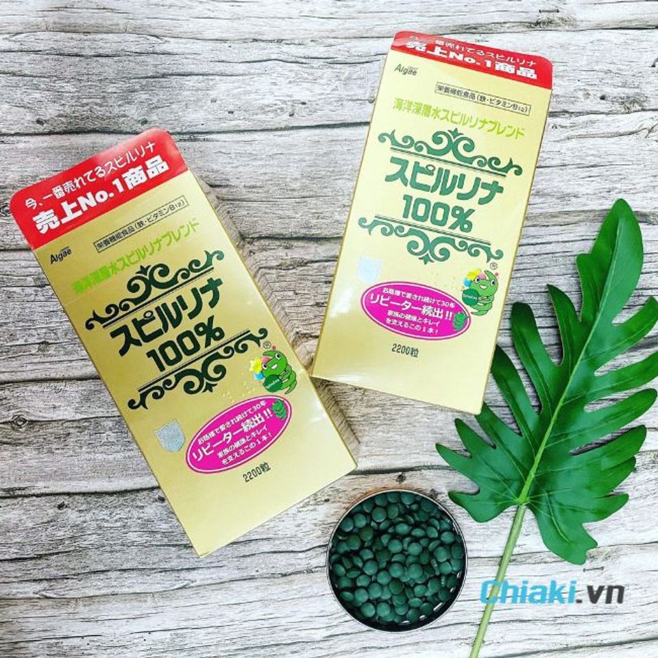 Tảo xoắn Spirulina Nhật Bản