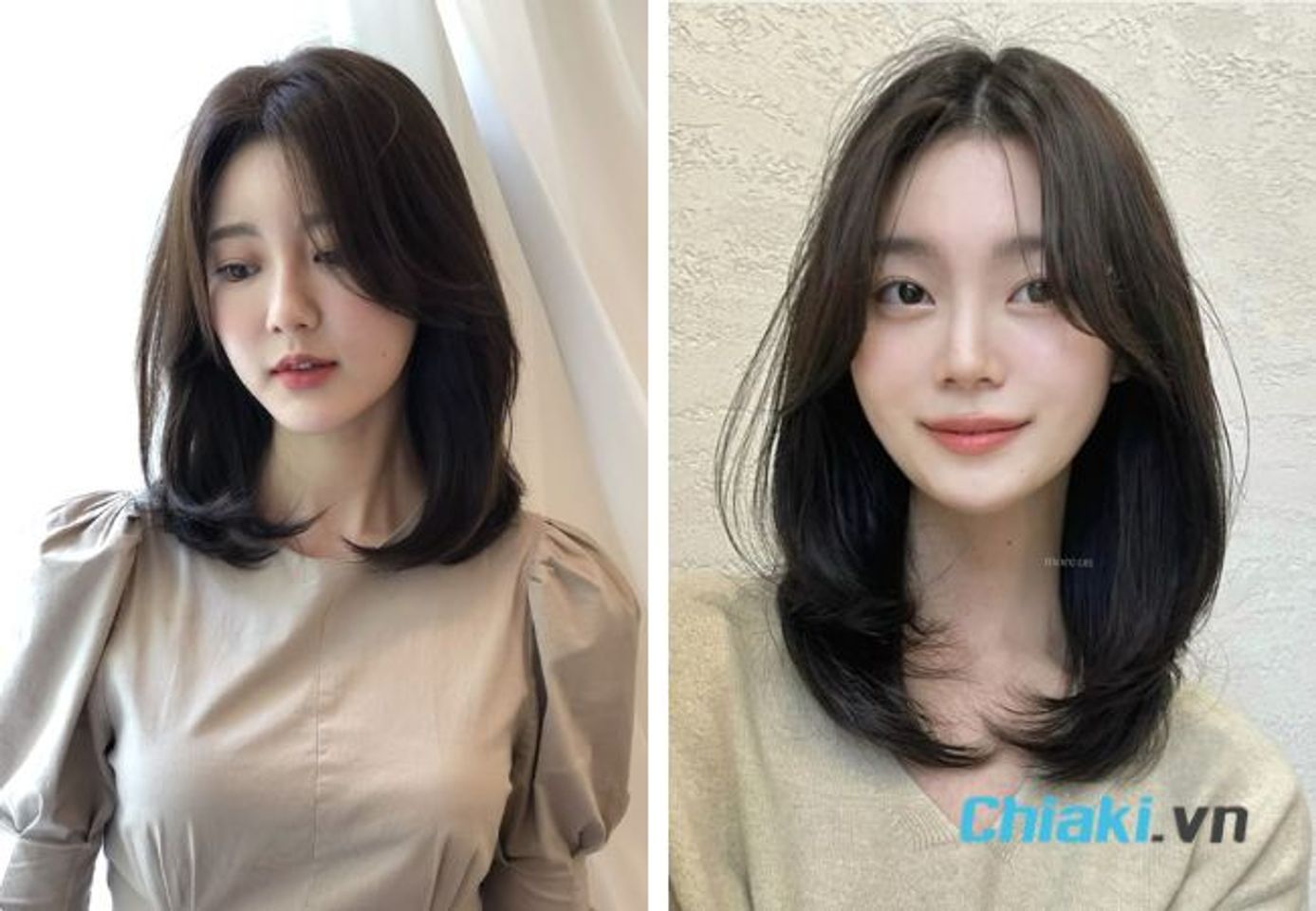 T&oacute;c ngang vai uốn đu&ocirc;i cụp