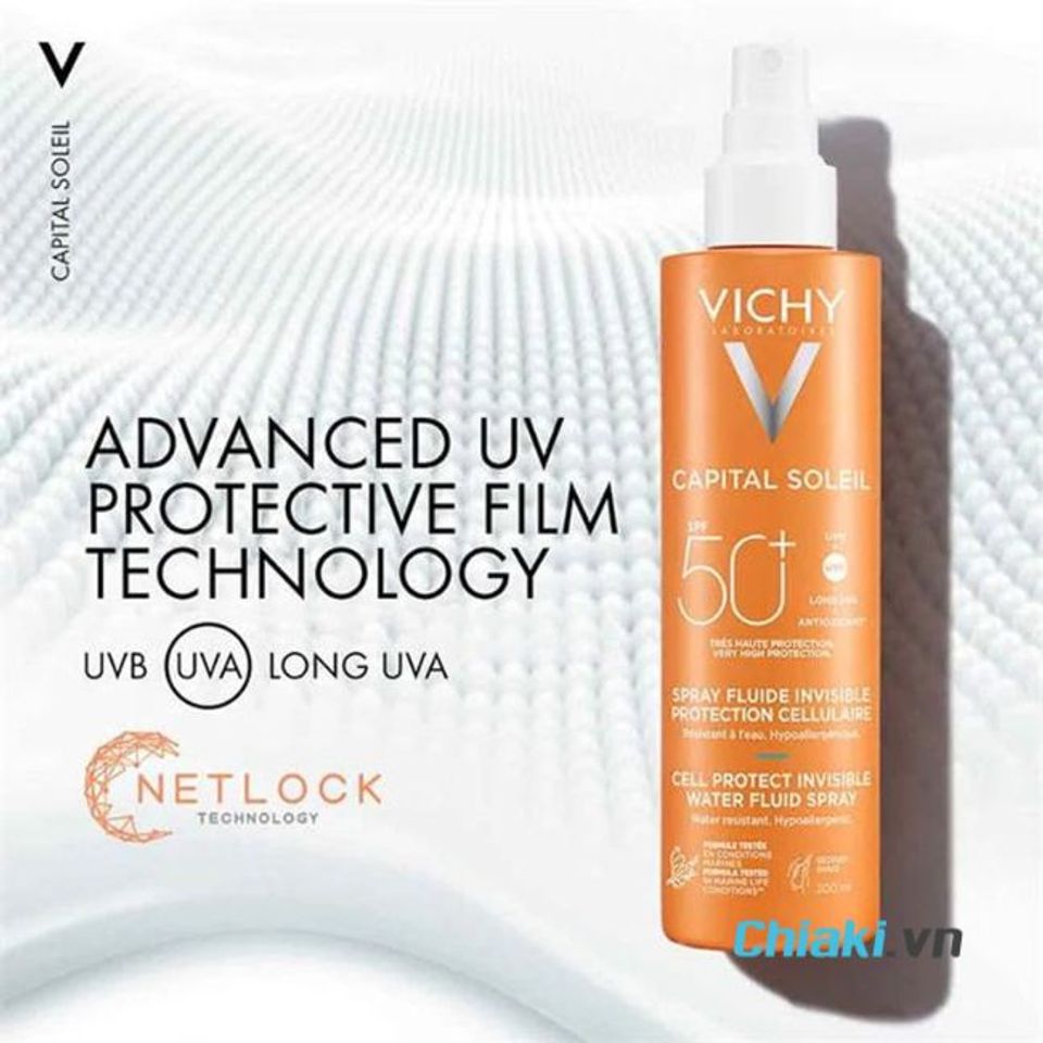 Xịt chống nắng Vichy cho da kh&ocirc;
