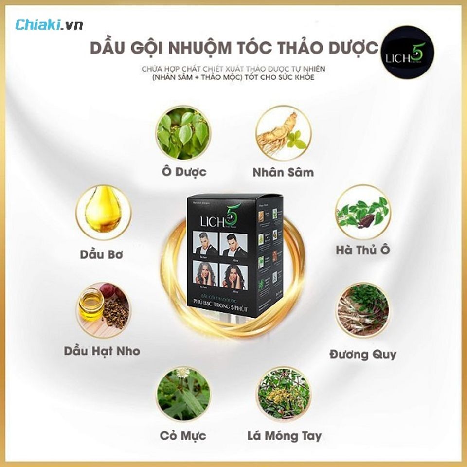 Dầu gội thảo mộc phủ bạc Cocayhoala Lich5