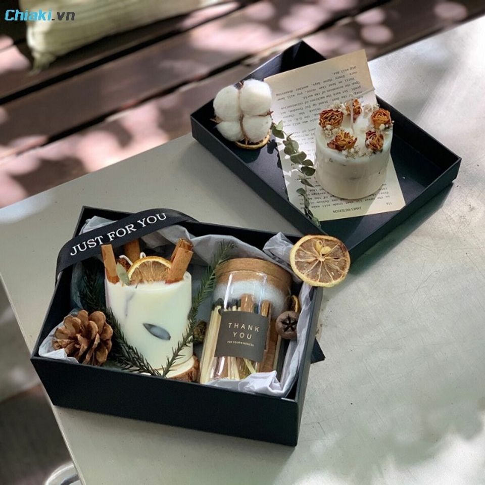 Set nến thơm decor nh&agrave; cửa mang hương thơm dịu nhẹ, thoang thoảng, dễ chịu m&agrave; kh&ocirc;ng g&acirc;y độc hại.