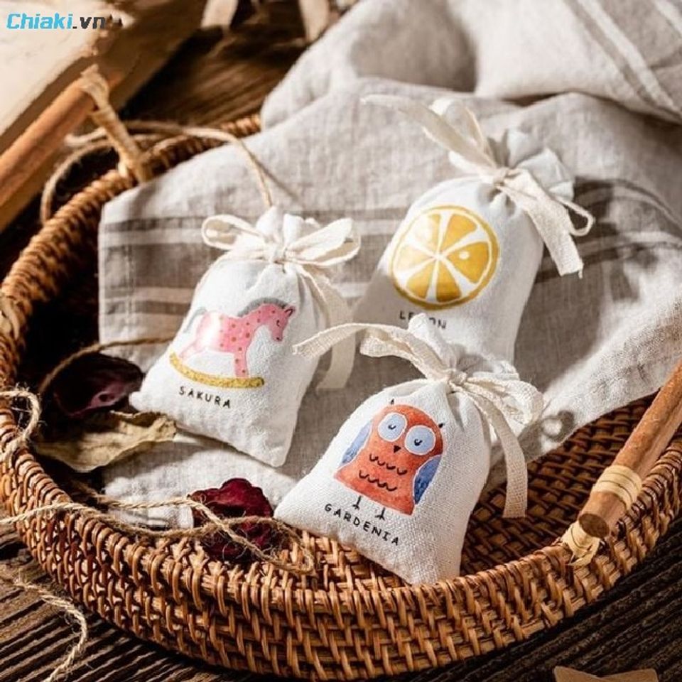 T&uacute;i thơm treo tủ/nội thất handmade mang lại hương thơm dễ chịu, tạo được cảm gi&aacute;c ấm c&uacute;ng