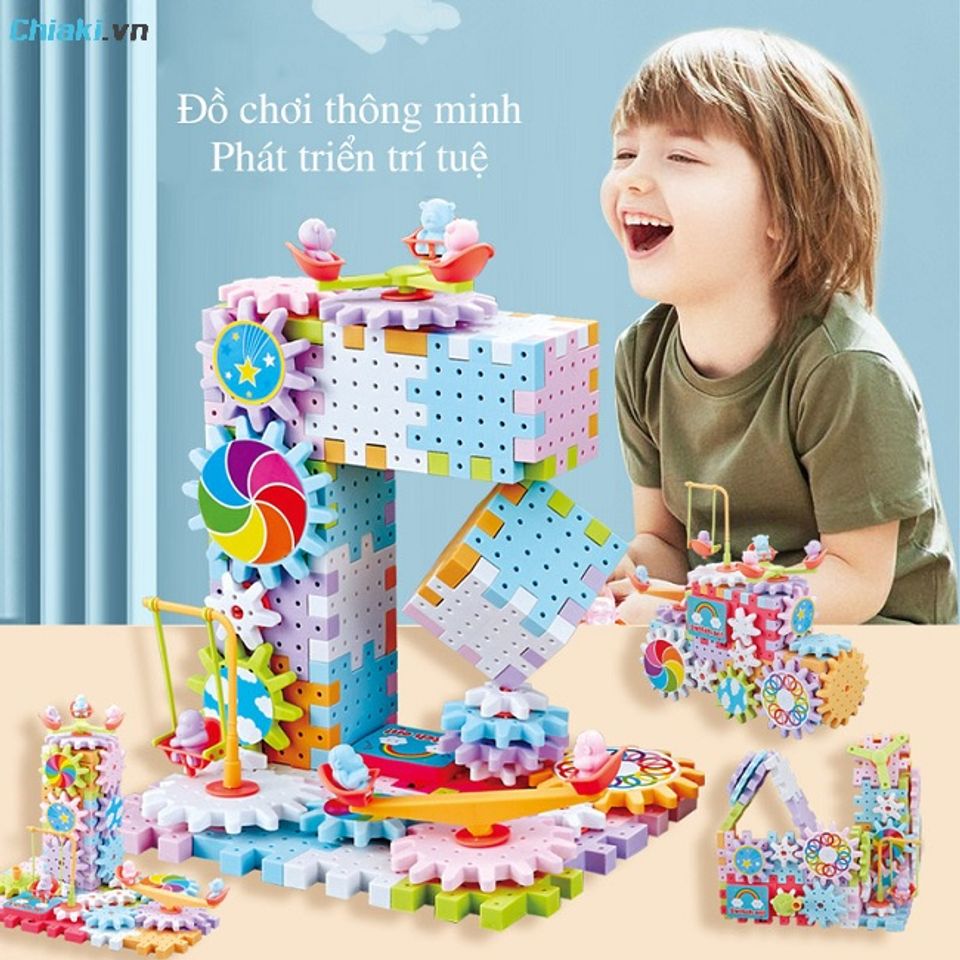 Bộ đồ chơi lắp r&aacute;p h&igrave;nh ph&aacute;t triển tư duy logic cho con y&ecirc;u