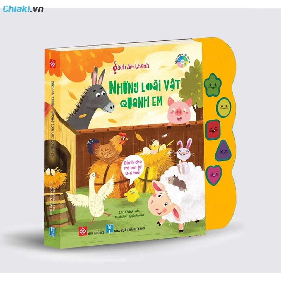 S&aacute;ch &acirc;m thanh tiếng động vật&nbsp;l&agrave; m&oacute;n qu&agrave; tuyệt vời m&agrave; b&eacute; y&ecirc;u th&iacute;ch gi&uacute;p ph&aacute;t triển th&iacute;nh gi&aacute;c 