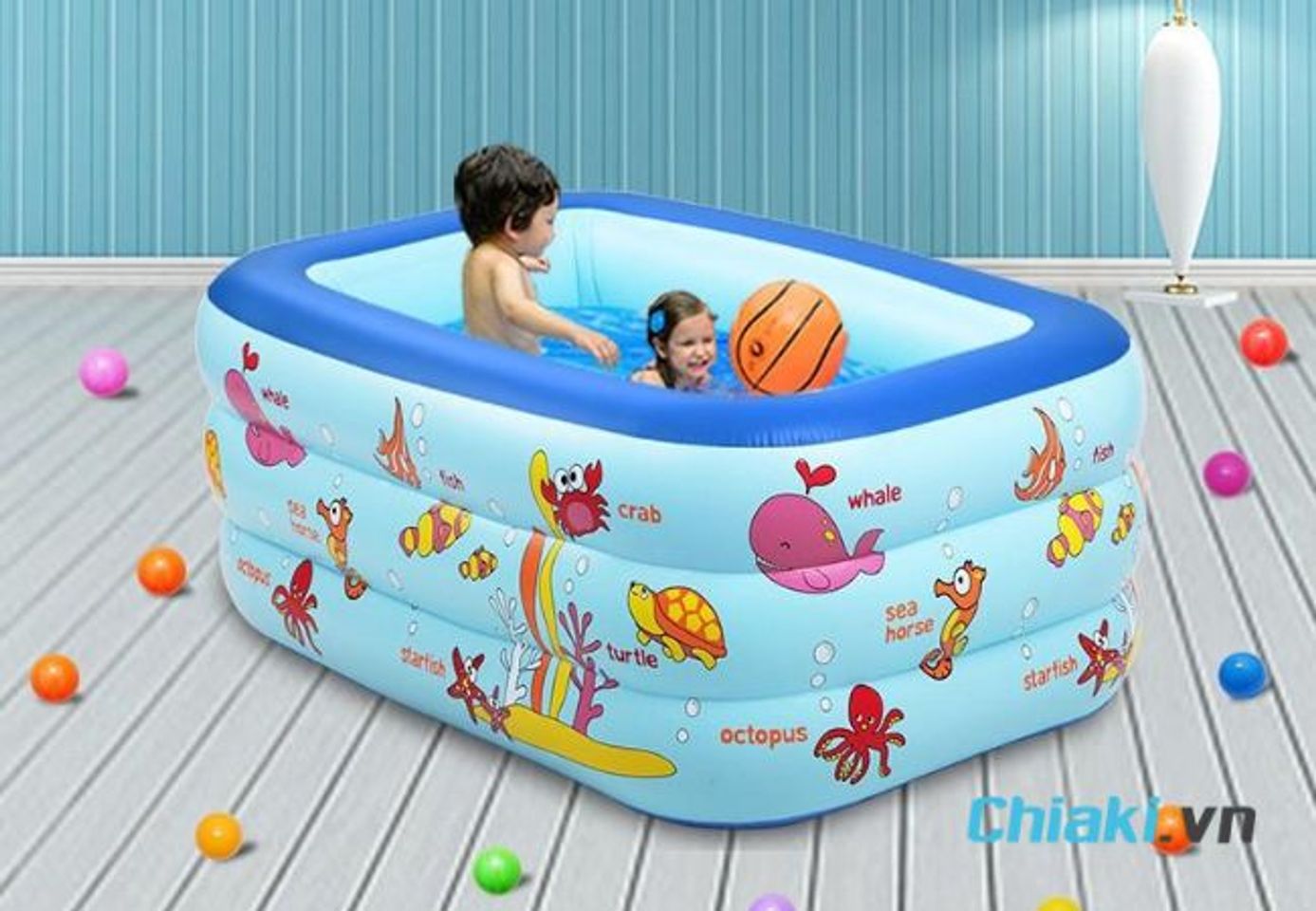 Qu&agrave; sinh nhật cho b&eacute; 4 tuổi - Bể bơi trong nh&agrave;