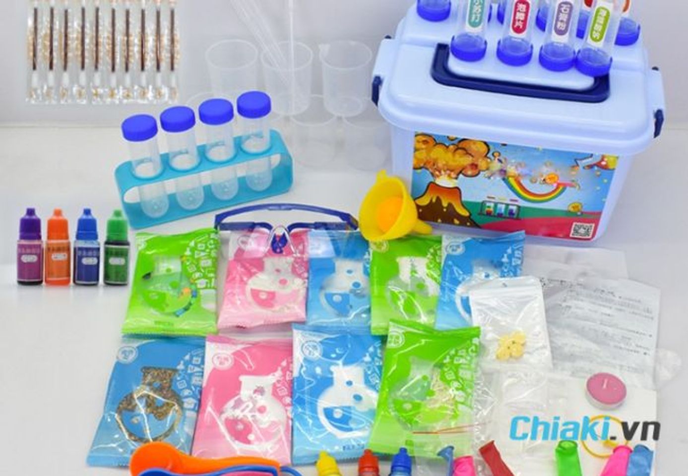 Qu&agrave; sinh nhật cho b&eacute; trai 8 tuổi - Bộ dụng cụ th&iacute; nghiệm khoa học mini