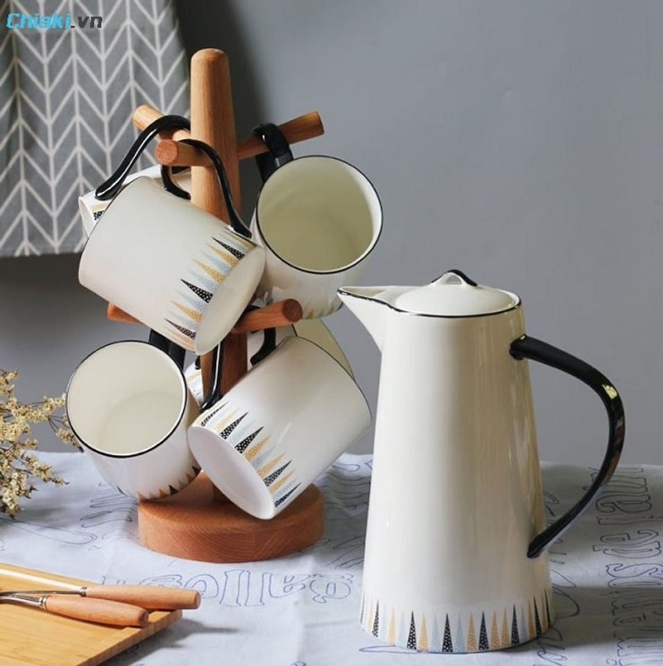 Bộ cốc uống nước gia đ&igrave;nh c&oacute; thể sử dụng khi tiếp kh&aacute;ch, trong bữa cơm cũng rất đẹp v&agrave; sang trọng