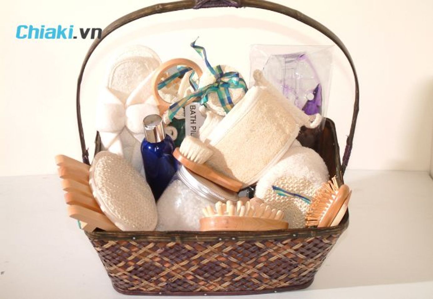 Giỏ qu&agrave; spa mini dễ chịu, tạo được cảm gi&aacute;c thư gi&atilde;n