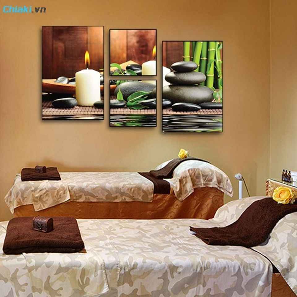 Tranh canvas nghệ thuật thi&ecirc;n nhi&ecirc;n gi&uacute;p tạo kh&ocirc;ng gian thư gi&atilde;n, dễ chịu cho kh&aacute;ch h&agrave;ng