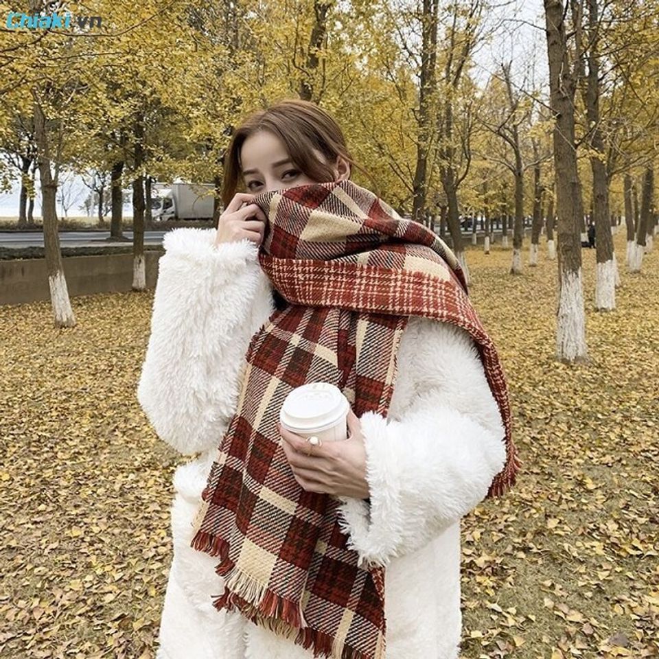 Khăn cho&agrave;ng cổ l&ocirc;ng mềm ph&ugrave; hợp l&agrave;m qu&agrave; noel cho đồng nghiệp th&acirc;n thiết
